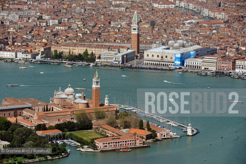 Venezia maggio 2011 - Foto Aerea S.Giorgio ©Graziano Arici/Rosebud2.Venice mai 2011 - Aerial View of S.Giorgio©Graziano Arici/Rosebud2