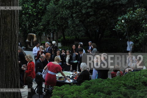 Venezia maggio 2011 - Cocktail alla Fondazione Peggy Guggenheim arte festa ©Graziano Arici/Rosebud2.Venice mai 2011 - Party at Peggy Guggenheim Collectione ©Graziano Arici/Rosebud2