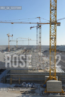 VENEZIA 1/2/11 - LAVORI IN CORSO ALLA BOCCA DI PORTO DI CHIOGGIA ©Graziano Arici/Rosebud2 CONSORZIO VENEZIA NUOVA