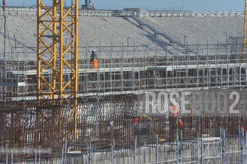 VENEZIA 1/2/11 - LAVORI IN CORSO ALLA BOCCA DI PORTO DI CHIOGGIA ©Graziano Arici/Rosebud2 CONSORZIO VENEZIA NUOVA