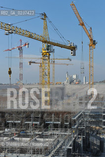 VENEZIA 1/2/11 - LAVORI IN CORSO ALLA BOCCA DI PORTO DI CHIOGGIA ©Graziano Arici/Rosebud2 CONSORZIO VENEZIA NUOVA