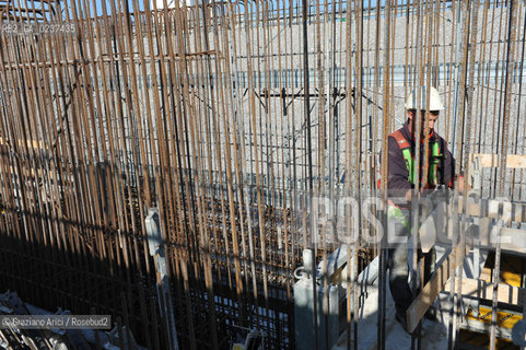 VENEZIA 1/2/11 - LAVORI IN CORSO ALLA BOCCA DI PORTO DI CHIOGGIA ©Graziano Arici/Rosebud2 CONSORZIO VENEZIA NUOVA