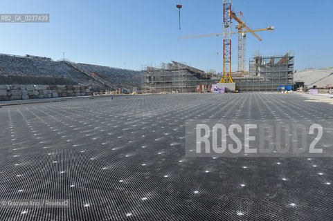 VENEZIA 1/2/11 - LAVORI IN CORSO ALLA BOCCA DI PORTO DI CHIOGGIA ©Graziano Arici/Rosebud2 CONSORZIO VENEZIA NUOVA
