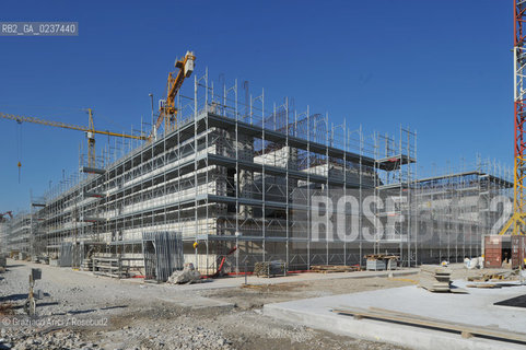VENEZIA 1/2/11 - LAVORI IN CORSO ALLA BOCCA DI PORTO DI CHIOGGIA ©Graziano Arici/Rosebud2 CONSORZIO VENEZIA NUOVA