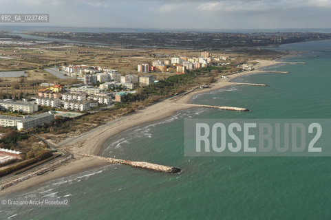 Venezia 13/12/10 - Litorale dellIsola Verde foto aerea spiaggia ©Graziano Arici/Rosebud2 consorzio venezia nuova