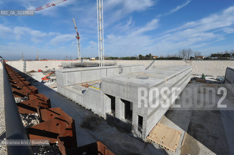 VENEZIA 3/2/11 - LAVORI IN CORSO ALLA BOCCA DI PORTO DI LIDO LATO TREPORTI ©Graziano Arici/Rosebud2 CONSORZIO VENEZIA NUOVA