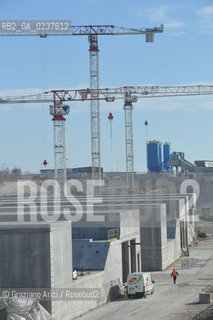 VENEZIA 3/2/11 - LAVORI IN CORSO ALLA BOCCA DI PORTO DI LIDO LATO TREPORTI ©Graziano Arici/Rosebud2 CONSORZIO VENEZIA NUOVA