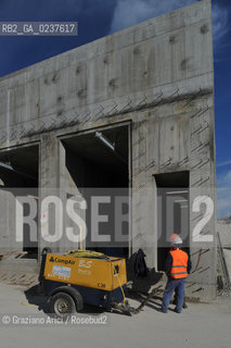 VENEZIA 3/2/11 - LAVORI IN CORSO ALLA BOCCA DI PORTO DI LIDO LATO TREPORTI ©Graziano Arici/Rosebud2 CONSORZIO VENEZIA NUOVA