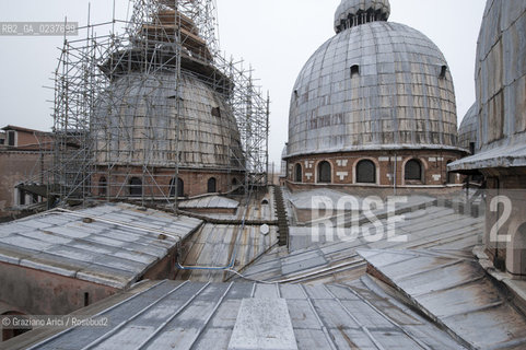 Venice 15/12/12 - Cupolas of St.Marks Basilica s.marco