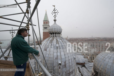 Venice 15/12/12 - Cupolas of St.Marks Basilica s.marco