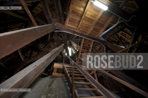 Venezia 12/1/12 - Lavori di restauro delle Cupole della Basilica di San Marco di Venezia. I lavori di restauro sono diretti dalla Procuratoria della Basilica e da 1000 anni fanno in modo che la complessa struttura sia continuamente monitorata e restaurata - dome of the St:Marks Basilik ©Graziano Arici/Rosebud2
