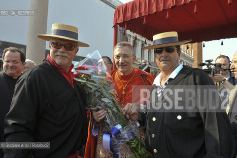 Venice 25/3/12 - The Entrance of the new Patriarch of Venice, the cardinal Francesco Moraglia, in St. March Basilica cardinale patriarca ©Graziano Arici/Rosebud2