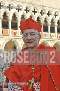 Venice 25/3/12 - The Entrance of the new Patriarch of Venice, the cardinal Francesco Moraglia, in St. March Basilica cardinale patriarca ©Graziano Arici/Rosebud2