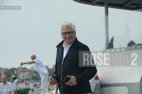Venice 20/05/12 - Festa della Sensa Feast Patrizio Bertelli Prada Group Ceo - barca regata  ©Graziano Arici/Rosebud2