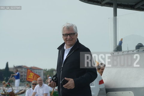 Venice 20/05/12 - Festa della Sensa Feast Patrizio Bertelli Prada Group Ceo - barca regata  ©Graziano Arici/Rosebud2