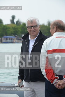 Venice 20/05/12 - Festa della Sensa Feast Patrizio Bertelli Prada Group Ceo - barca regata  ©Graziano Arici/Rosebud2
