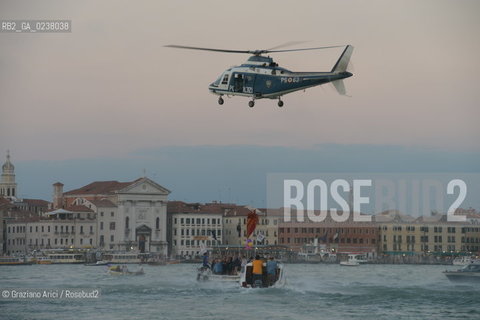 Venice 16/09/2012 -  Demonstration against  the great cruise liners in front of St.Mark - manifestazione del Comitato contro le Grandi Navi davanti al bacino di S.Marco nave ©Graziano Arici/Rosebud2