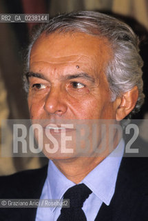 Venezia,1990.Il Moro di Venezia. Il presidente della Montedison Raul Gardini. Presidente Montedison Politica ritratto manager.Venice,1990.The Moro of Venice.Portrait of the Montedison President Raul Gardini ©Graziano Arici/Rosebud2