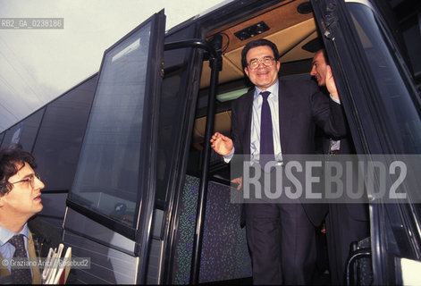 Padova,1988.Il politico ed economista italiano Romano Prodi.Politica politico economista .Padua,1988.The italian politician and statesman Romano Prodi ©Graziano Arici/Rosebud2