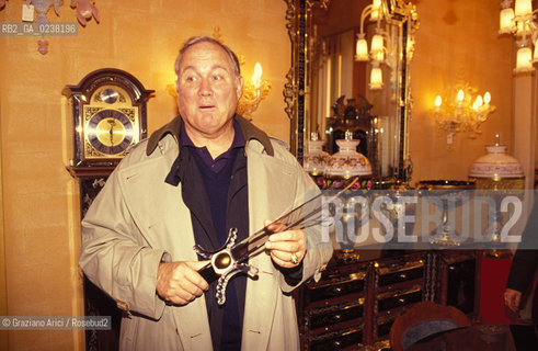 Venezia,1995.Ritratto del generale dellesercito americano durante la guerra Usa-Iraq Norman Schwarzkopf.Ritratto guerra golfo generale esercito politica .Venice,1995.Portrait of the United States Army general, was commander of the Coalition Forces in the Persian Gulf War of 1991 ©Graziano Arici/Rosebud2