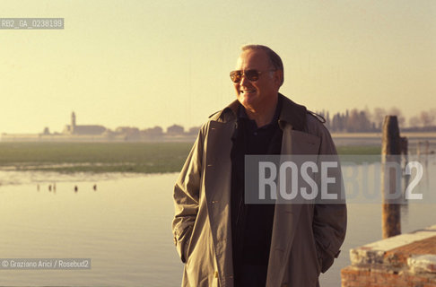 Venezia,1995.Ritratto del generale dellesercito americano durante la guerra Usa-Iraq Norman Schwarzkopf.Ritratto guerra golfo generale esercito politica .Venice,1995.Portrait of the United States Army general, was commander of the Coalition Forces in the Persian Gulf War of 1991 ©Graziano Arici/Rosebud2