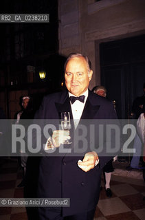 Venezia,1995.Ritratto del generale dellesercito americano durante la guerra Usa-Iraq Norman Schwarzkopf.Ritratto guerra golfo generale esercito politica .Venice,1995.Portrait of the United States Army general, was commander of the Coalition Forces in the Persian Gulf War of 1991 ©Graziano Arici/Rosebud2