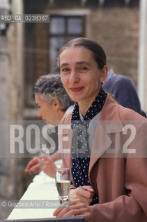 Venezia,1989.Ritratto della ballerina e coreografa Pina Bausch. Danza, ballerina, coreografa.Venice,1989.Portrait of the dancer and choreographer Pina Bausch ©Graziano Arici/Rosebud2  astga ©Graziano Arici/Rosebud2