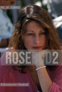 - Venezia, 1993. 50°Festival Internazionale dArte Cinematografica di Venezia.Ritratto dellattrice Marie Riviere. Cinema attrice ritratto .- Venice,1993. 50th Venice International Film Festival.Portrait of the actress Marie Riviere ©  Graziano Arici MES