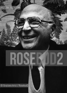 -Venezia,1988.Ritratto del politico Maurizio Valenzi. Politica politico ritratto.-Venice,1988.Portrait of the politician Maurizio Valenzi ©Graziano Arici/Rosebud2  astga ©Graziano Arici/Rosebud2