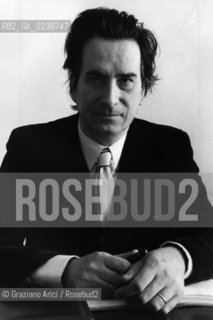 -Venezia,1985.Ritratto dellarchitetto Paolo Portoghesi. Architettura architetto ritratto.-Venice,1985.Portrait of the architect Paolo Portoghesi ©Graziano Arici/Rosebud2  astga ©Graziano Arici/Rosebud2