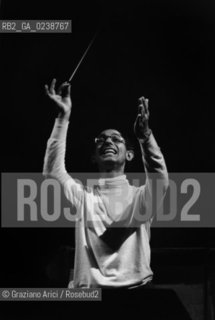 -Venezia,1994. Ritratto del direttore dorchestra Claudio Scimone. Musica direttore orchestra concerto ritratto.-Venice,1994.Portrait of the conductor Claudio Scimone ©Graziano Arici/Rosebud2  astga ©Graziano Arici/Rosebud2