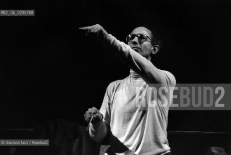 -Venezia,1994. Ritratto del direttore dorchestra Claudio Scimone. Musica direttore orchestra concerto ritratto.-Venice,1994.Portrait of the conductor Claudio Scimone ©Graziano Arici/Rosebud2  astga ©Graziano Arici/Rosebud2