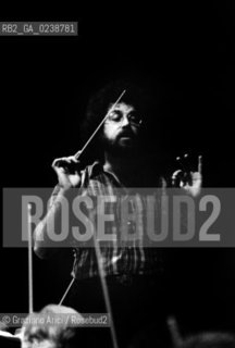 -Venezia,1995. Ritratto del direttore dorchestra e compositore Giuseppe Sinopoli durante un concerto.  Musica Classica Direttore Orchestra ritratto .-Venice,1995. Portrait of the conductor and composer Giuseppe Sinopoli during a concert ©Graziano Arici/Rosebud2  astga ©Graziano Arici/Rosebud2