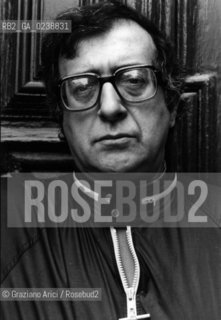 Venezia, 1983.Ritratto del compositore Luciano Berio. Musica contemporanea compositore ritratto.Venice, 1983. Portrait of the composer Luciano Berio ©Graziano Arici/Rosebud2