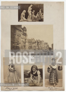 - Stampe allalbumina incollate su cartone, 21x28cm, senza indicazione dellautore.  Ritratto Donna Fiori Portatrice dacqua Fotoantiche Comune Venezia..- Parigi, Comune di Parigi, 1871. Panoramica della Rue Royale con gli edifici distrutti,stampa allalbumina incollata su cartone, 10x13,5 cm, senza indicazione dellautore. Comune Parigi distruzione edificio rue Royale.- Albumen photographic prints mounted on cardboard, 21x28cm, no authors indication .- Paris, Commune of Paris, 1871. Panoramic view of the Rue Royale, albumen photograph mounted on cardboard, 10x13,5cm, no authors indication © Archivio Graziano Arici