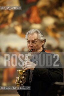 Venice, 18/6/11 - The Norwegian tenor and soprano saxophonist, active in the jazz, classical, and world music genres  Jan Garbarek musica