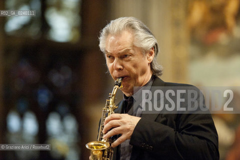 Venice, 18/6/11 - The Norwegian tenor and soprano saxophonist, active in the jazz, classical, and world music genres  Jan Garbarek musica