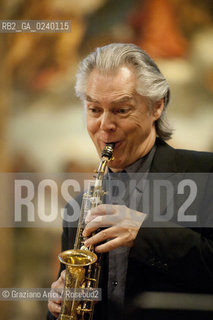 Venice, 18/6/11 - The Norwegian tenor and soprano saxophonist, active in the jazz, classical, and world music genres  Jan Garbarek musica
