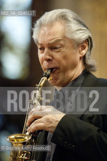 Venice, 18/6/11 - The Norwegian tenor and soprano saxophonist, active in the jazz, classical, and world music genres  Jan Garbarek musica