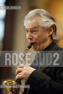 Venice, 18/6/11 - The Norwegian tenor and soprano saxophonist, active in the jazz, classical, and world music genres  Jan Garbarek musica