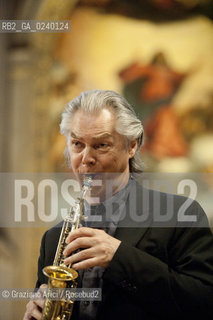 Venice, 18/6/11 - The Norwegian tenor and soprano saxophonist, active in the jazz, classical, and world music genres  Jan Garbarek musica
