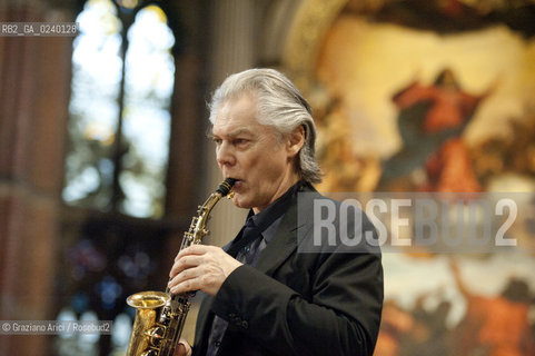 Venice, 18/6/11 - The Norwegian tenor and soprano saxophonist, active in the jazz, classical, and world music genres  Jan Garbarek musica