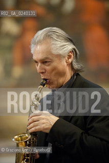 Venice, 18/6/11 - The Norwegian tenor and soprano saxophonist, active in the jazz, classical, and world music genres  Jan Garbarek musica