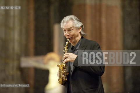 Venice, 18/6/11 - The Norwegian tenor and soprano saxophonist, active in the jazz, classical, and world music genres  Jan Garbarek musica