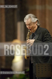 Venice, 18/6/11 - The Norwegian tenor and soprano saxophonist, active in the jazz, classical, and world music genres  Jan Garbarek musica