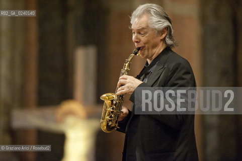 Venice, 18/6/11 - The Norwegian tenor and soprano saxophonist, active in the jazz, classical, and world music genres  Jan Garbarek musica
