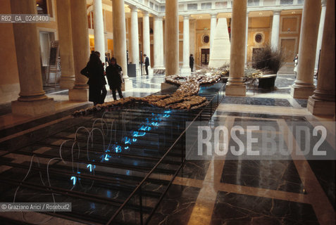 Venezia,1987.Palazzo Grassi. Mostra Effetto Arcimboldo. Mostra esposizione Arcimboldo.Venice,1987. Palazzo Grassi. Exhibition Effetto Arcimboldo  ©Graziano Arici/Rosebud2