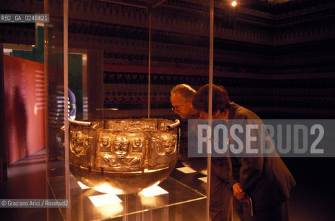 Venezia,1991. Palazzo Grassi. Mostra I Celti.La prima Europa. Arte Celtico Celti Mostra.Venice,1991. Palazzo Grassi. Exhibition I Celti.La prima Europa ©Graziano Arici/Rosebud2