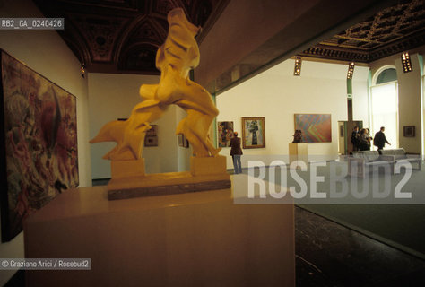 Venezia,1986. Palazzo Grassi. Mostra Futurismo e Futurismi. Arte futurismo mostra.Venice,1986. Palazzo Grassi. Exhibition Futurismo e Futurismi ©Graziano Arici/Rosebud2