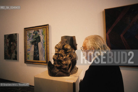 Venezia,1986. Palazzo Grassi. Mostra Futurismo e Futurismi. Arte futurismo mostra.Venice,1986. Palazzo Grassi. Exhibition Futurismo e Futurismi ©Graziano Arici/Rosebud2